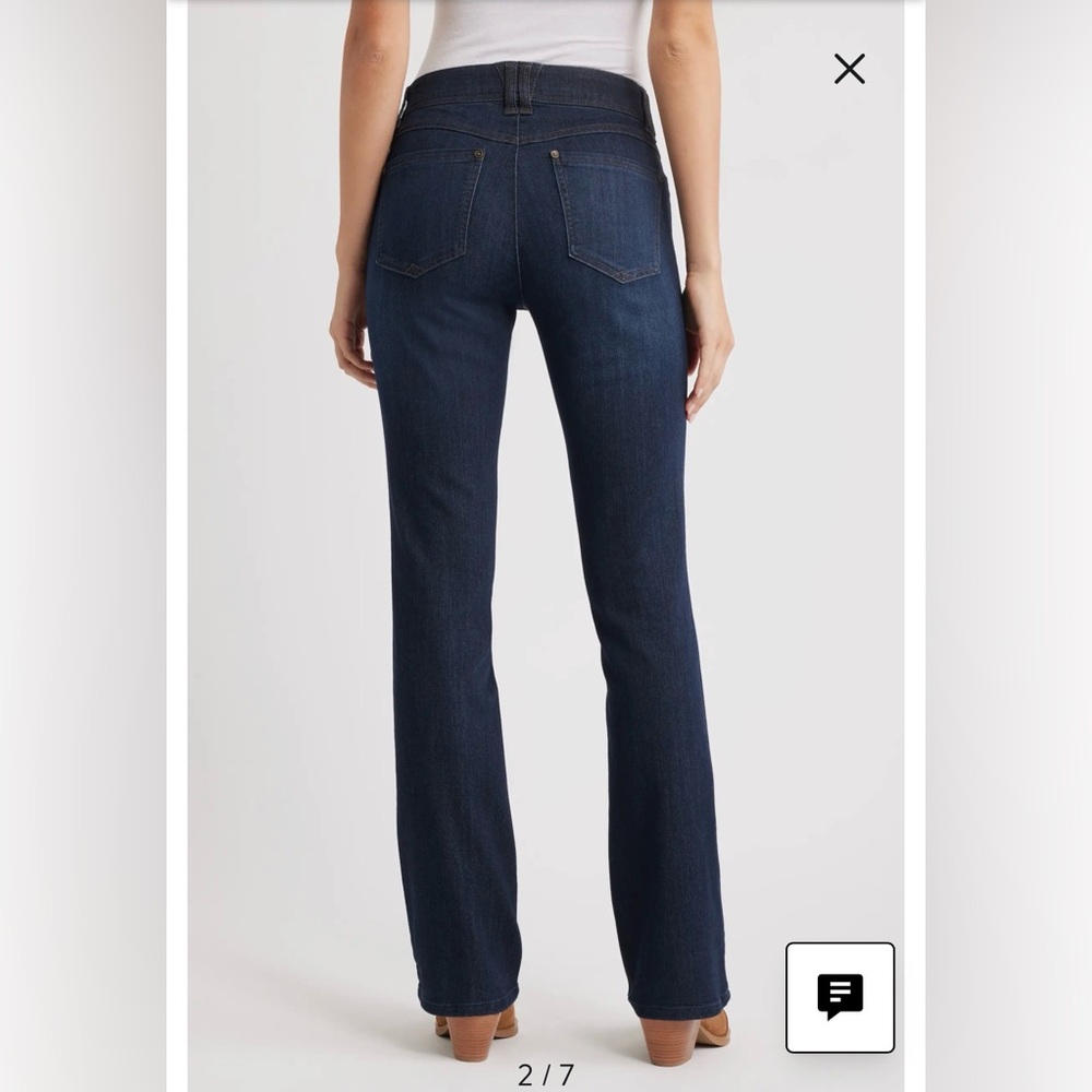 Wit & Wisdom Dark Blue Bootcut Jeans - Picture 5 of 5